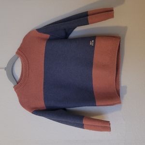 Zara boys size 3-4 toddler. Red and blue striped sweater.